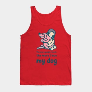 Dogs Design- I love my dog Tank Top